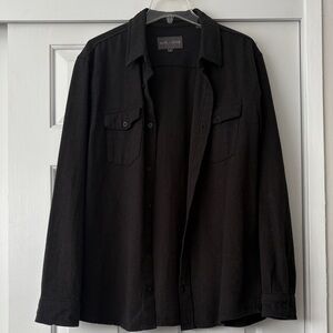 Slate & Stone Black Shirt Jacket